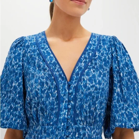 Tuckernuck Seaport Blue Dana Dress NWT - Picture 3 of 5